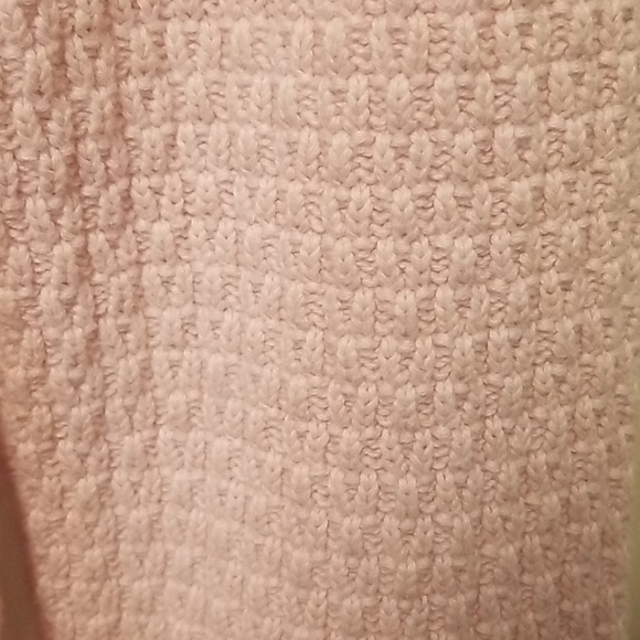 Talbots Pink Distressed Sweater Size Large EUC - Picture 6 of 12